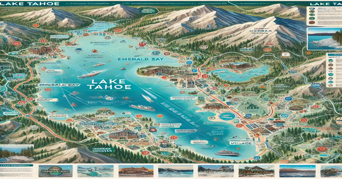 lake tahoe map