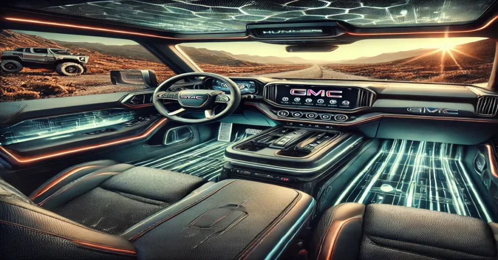 buick gmc gmc hummer ev interior