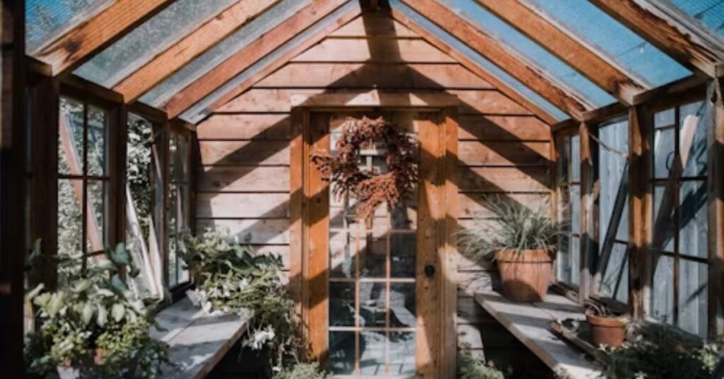 gabled roof greenhouse